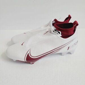 NEW Nike Vapor Edge Pro 360 Football Cleats CV6345-105 Size 13 White Burgandy